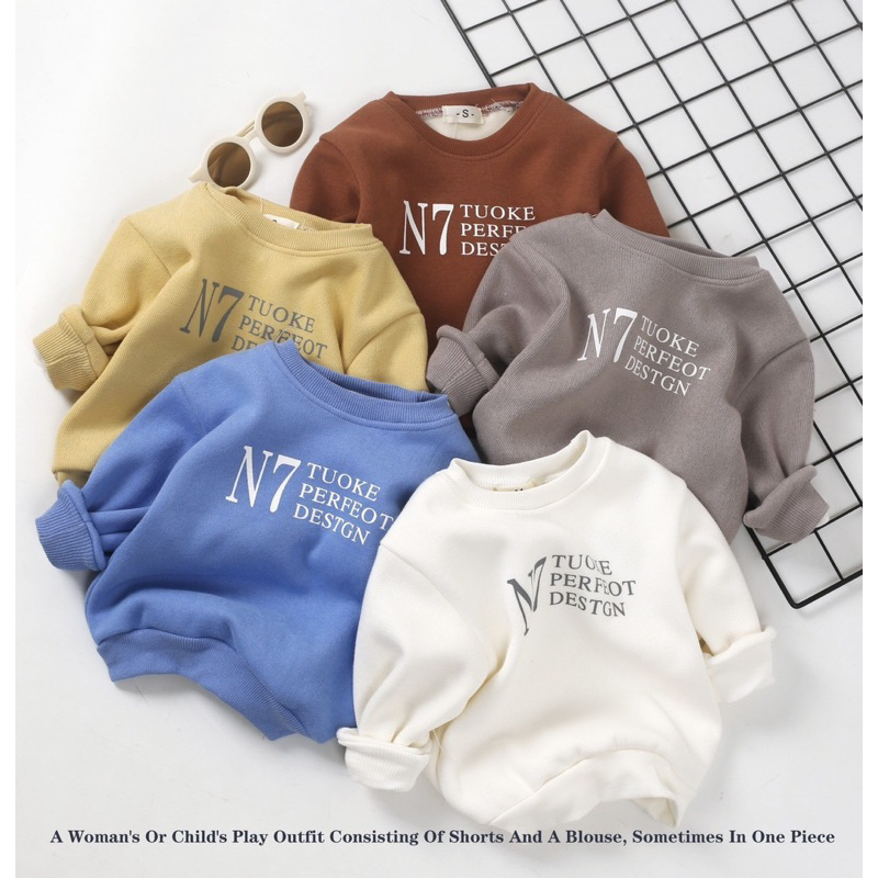 Đồ thu đông cho bé, áo nỉ lót lông hàng QC cho bé trai và bé gái size 8-18kg