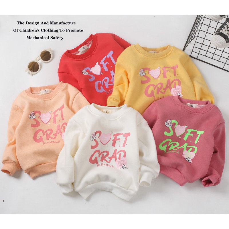 Đồ thu đông cho bé, áo nỉ lót lông hàng QC cho bé trai và bé gái size 8-18kg