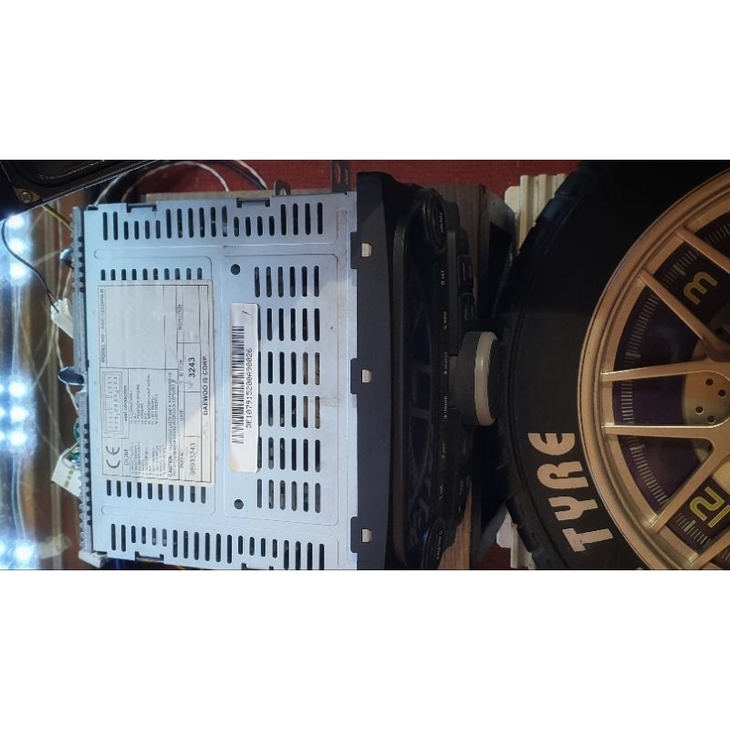 Máy phát nhạc liền Amply chevrolet SPACK. tính năng USB Aux cd radio.