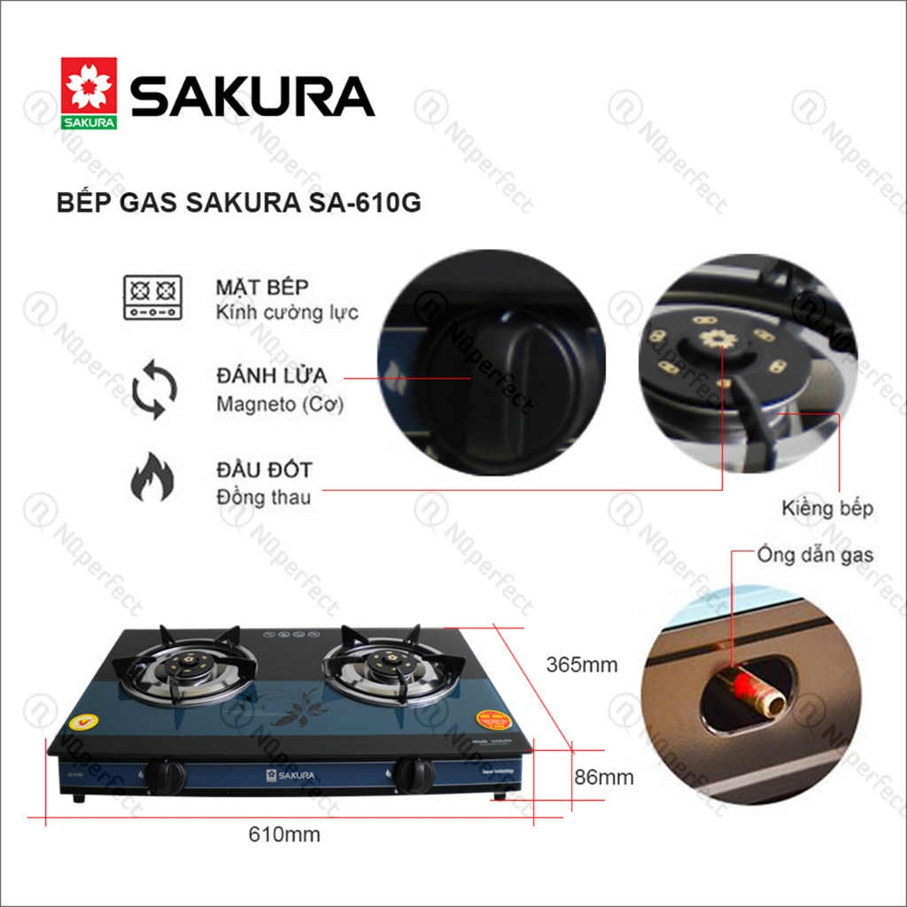 Mâm chia lửa/ Ống điếu chia lửa bếp ga dương SAKURA SA-520AS, SA-610G, SA-690GB, SA-692SG, SA-742AS, UFO-2000F..