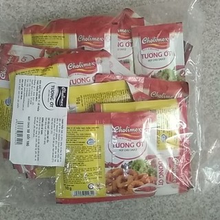  Combo 2 bịch Tương cà tương ớt gói Cholimex 10g  bịch 50 gói  