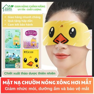 Mặt nạ mắt nóng xông hơi thư giãn giảm nhức mỏi mắt, quầng thâm mặt nạ mắt chườm nóng