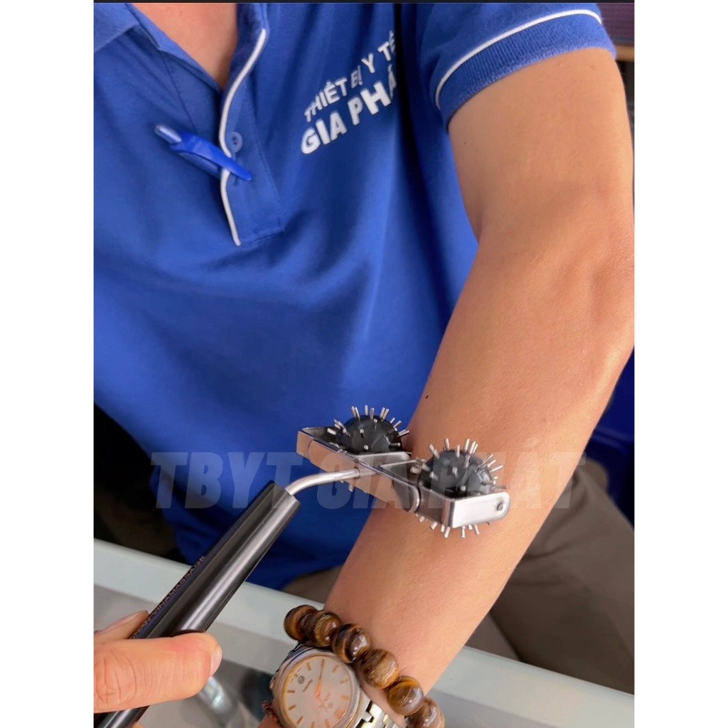 CÂY LĂN CẦU ĐINH ĐÔI GAI INOX DIỆN CHẨN