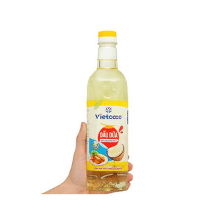Dầu dừa tinh luyện nấu ăn vietcoco 1 thùng 12chai 1 lít luôn về hàng date mới nhất