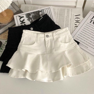 Chân váy kaki cho bé gái, chân váy 2 tầng size 8-30kg