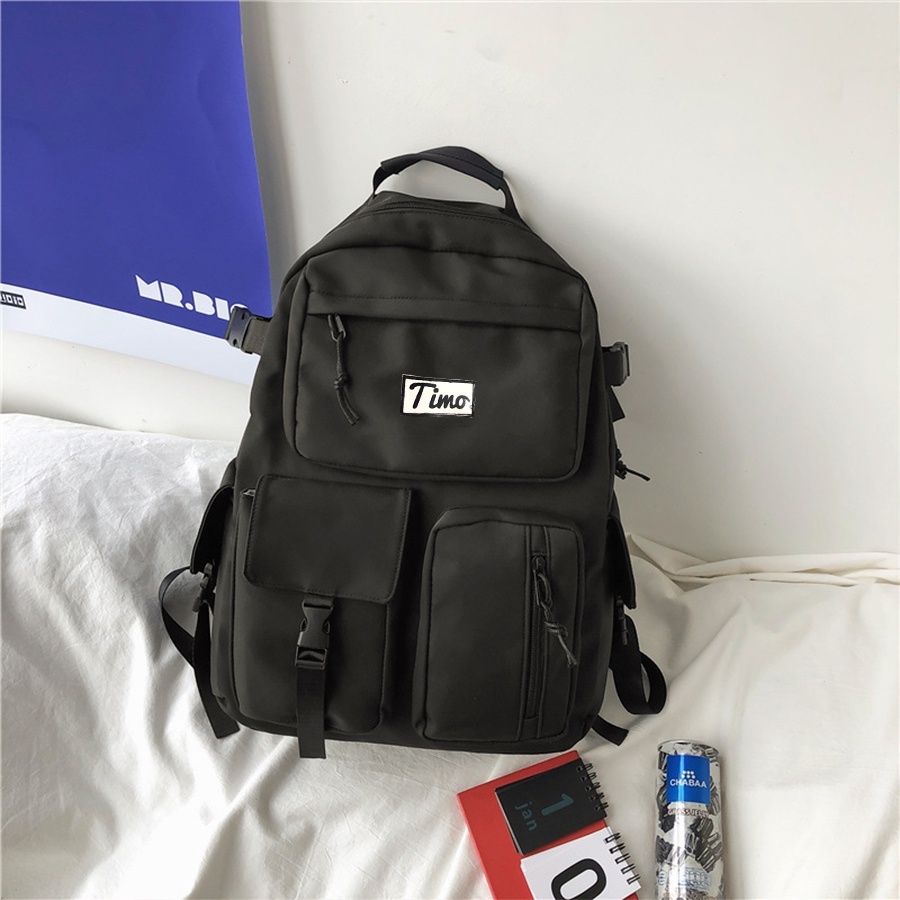 Balo nam Balo đi học nữ phong cách ulzang đẹp cá tính nhiều ngăn đựng laptop đi chơi  BL4