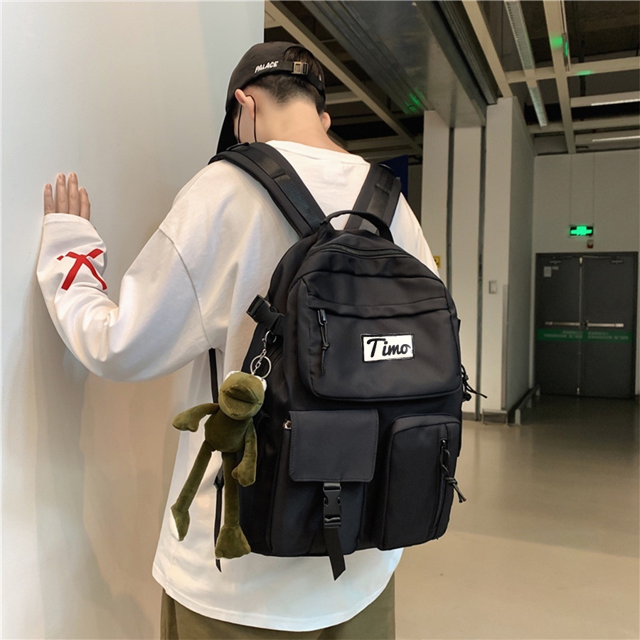 Balo nam Balo đi học nữ phong cách ulzang đẹp cá tính nhiều ngăn đựng laptop đi chơi  BL4