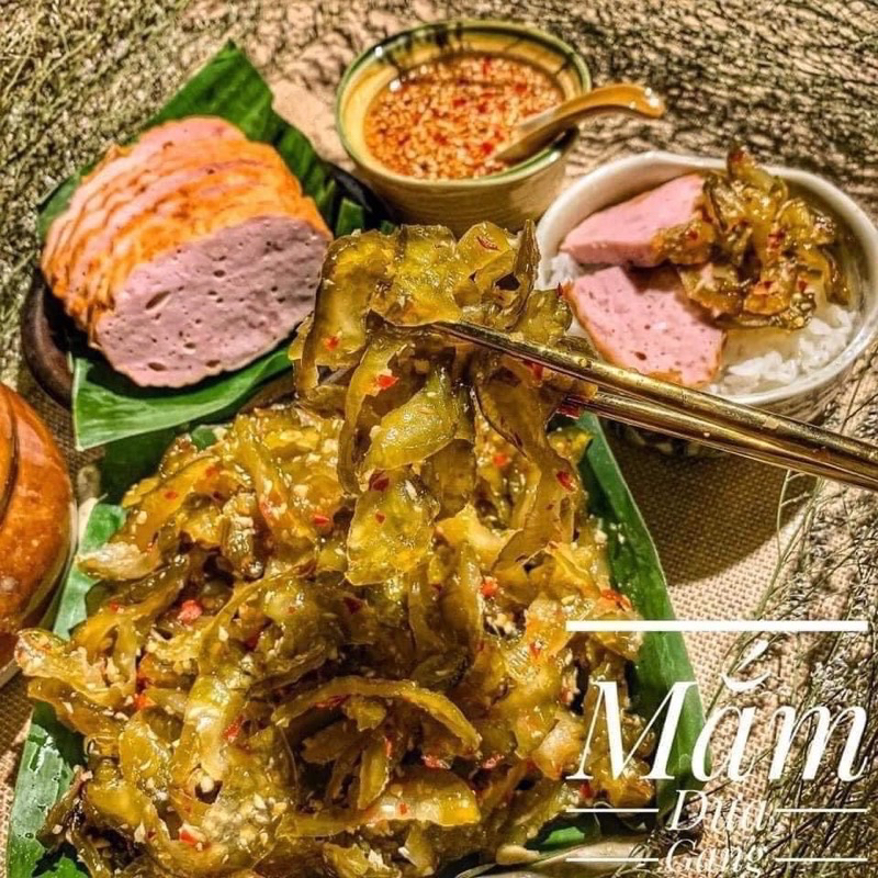 Mắm dưa gang giòn trộn sẵn 500gr đặc sản Cô Liên
