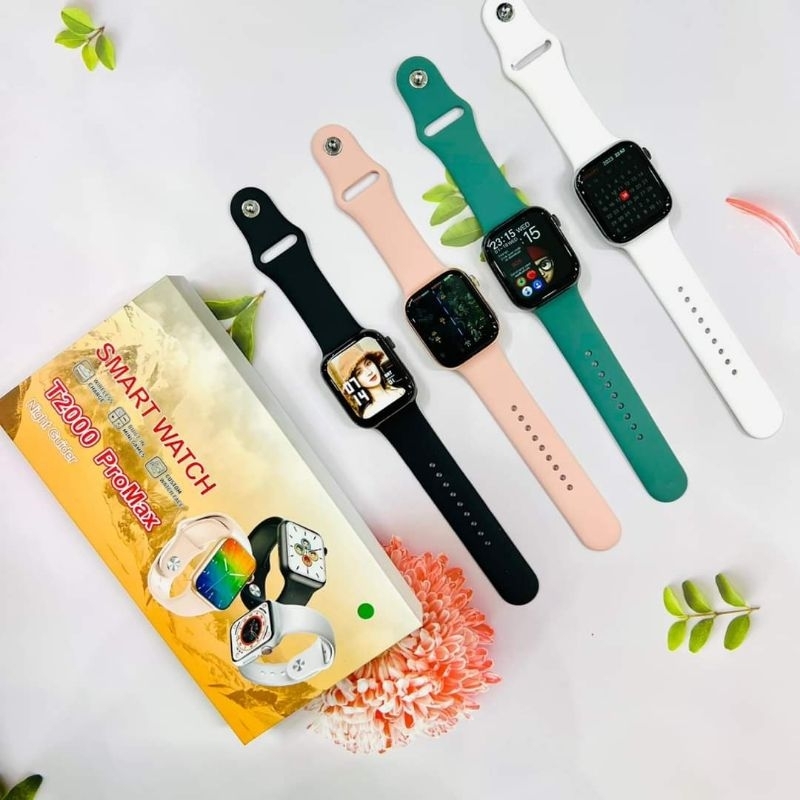 Đồng Hồ Thông Minh T2000 Pro MAX Nghe Gọi 2 Chiều, Nhận Tin Nhắn, Nghe Nhạc Cho Nam Nữ Màn. Bảo Hành 12 Tháng HOT HOT