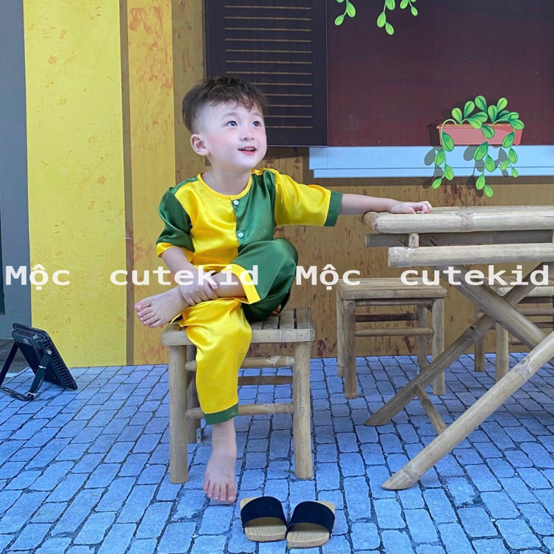 Bộ bà ba cho bé  - bộ quần áo cho bé đi chơi, set đồ đi chơi Lễ Hội cho bé