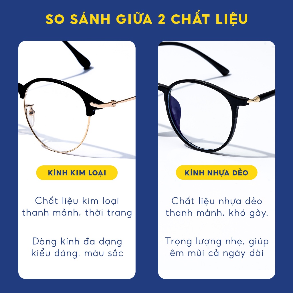 Gọng kính cận nữ Lilyeyewear mắt oval kim loại thanh mảnh màu sắc thời trang 292398