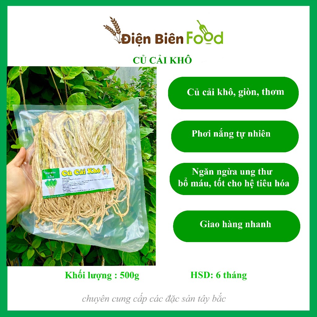 củ cải khô điện biên