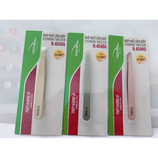 Nhíp nhổ lông mày nhiều màu N404, nhíp kềm nghĩa chính hãng
