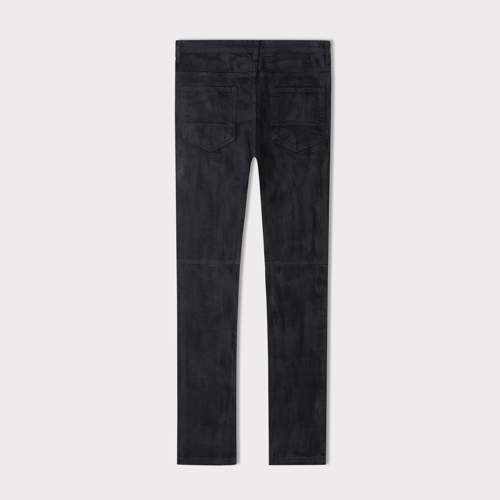 Quần Denim Jean Đen Wax - Waxed cao cấp fom skinny - Roy Design