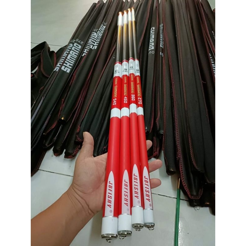 Cần Câu Tay Cao Cấp  HIGH CARBON SHIMANO HOLIDAY 6H Đọt Đặc Tải Cá Tốt, Cần Dài 80cm