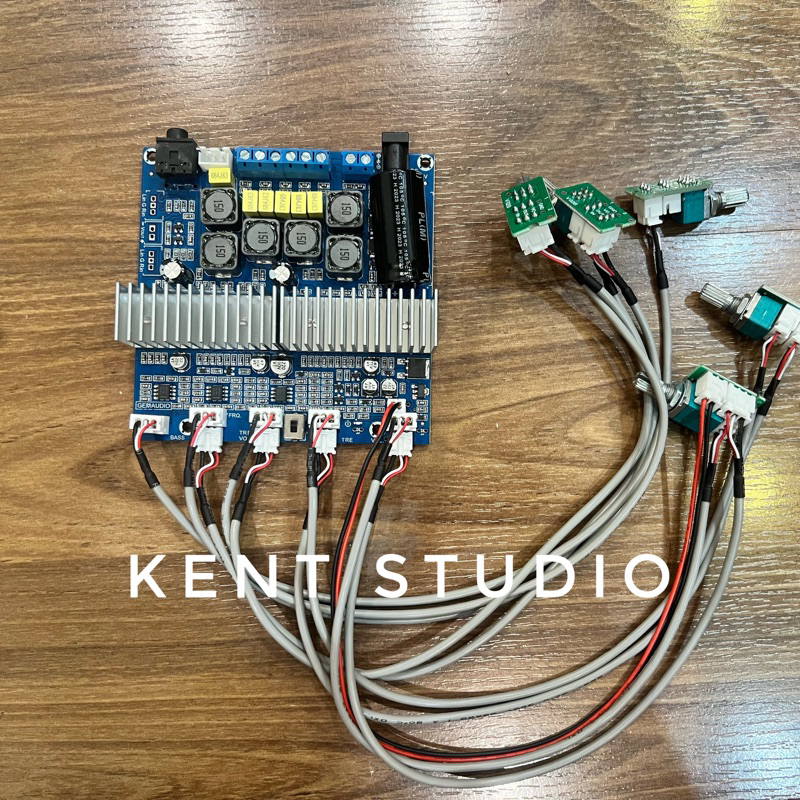 Mạch amp 2.1 Gemaudio 2*50W Sub 100W/ bluetooth 5.0