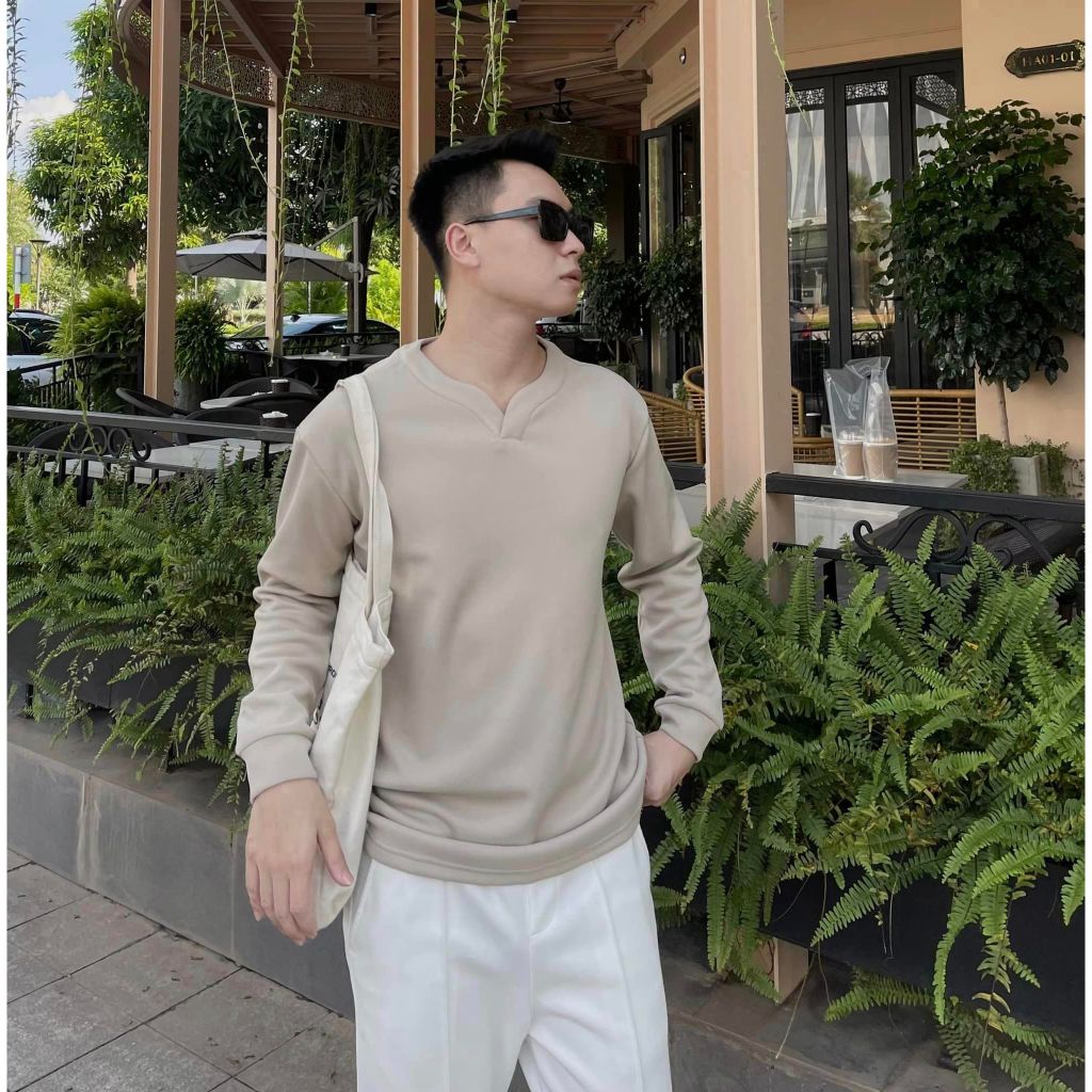 Áo Long Tee basic dài tay Hàn Quốc