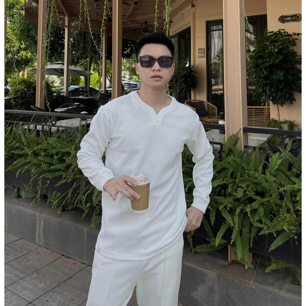 Áo Long Tee basic dài tay Hàn Quốc