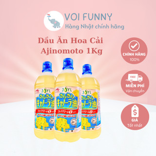   CHÍNH HÃNG  Dầu Ăn Hoa Cải  Ajinomoto 1Kg T3 2027 