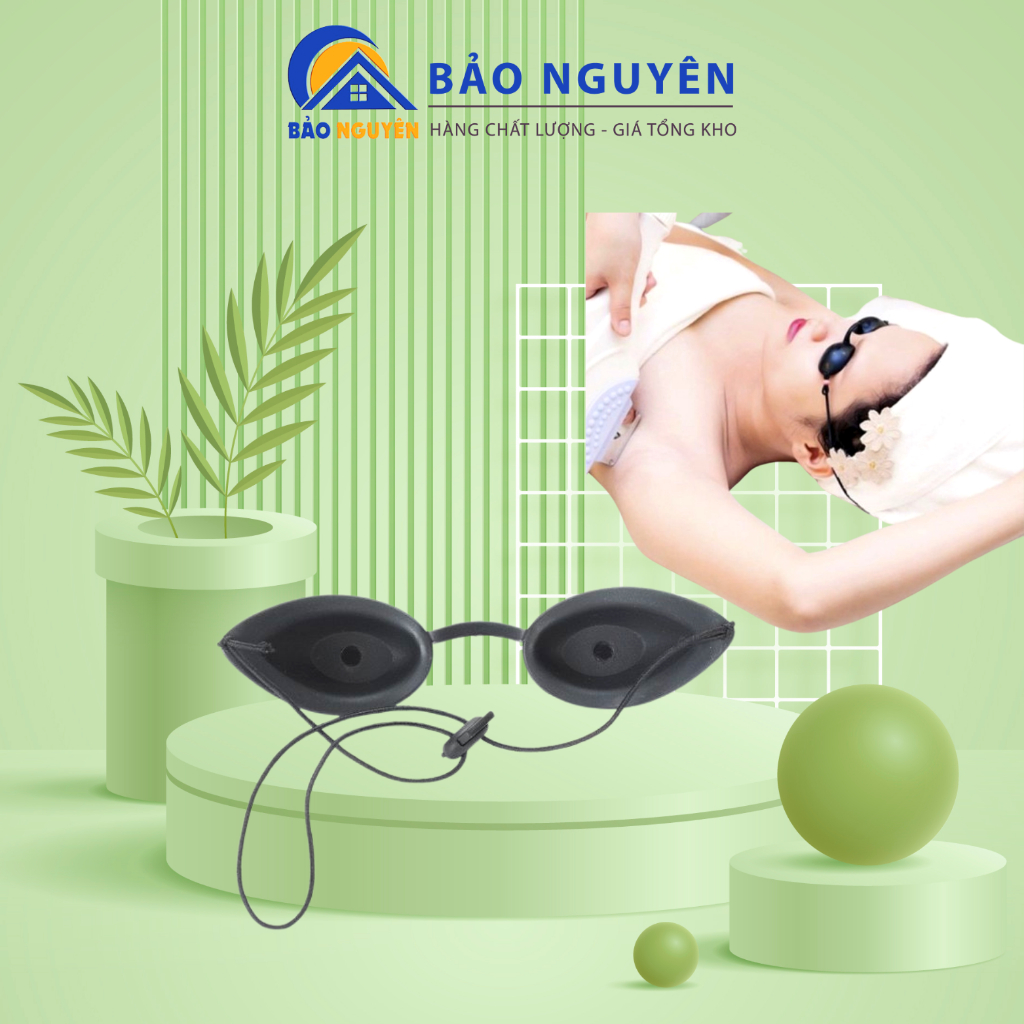 (sale 50%) Kính Đen Bảo Vệ Mắt Dùng Trong Spa - Kính Đen Nằm Vòm Ánh Sáng Kính Bảo Vệ Mắt Trong Laser, Triệt Lôn