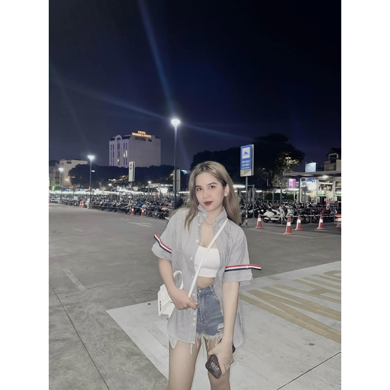 Sơ mi thome tay ngắn hàng loại 1 full bao bì tag mác