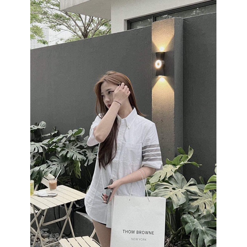 Sơ mi thome tay ngắn hàng loại 1 full bao bì tag mác