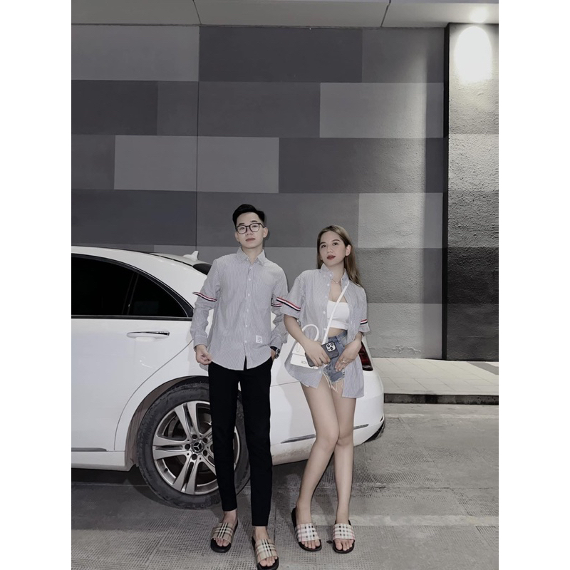 Sơ mi thome tay ngắn hàng loại 1 full bao bì tag mác