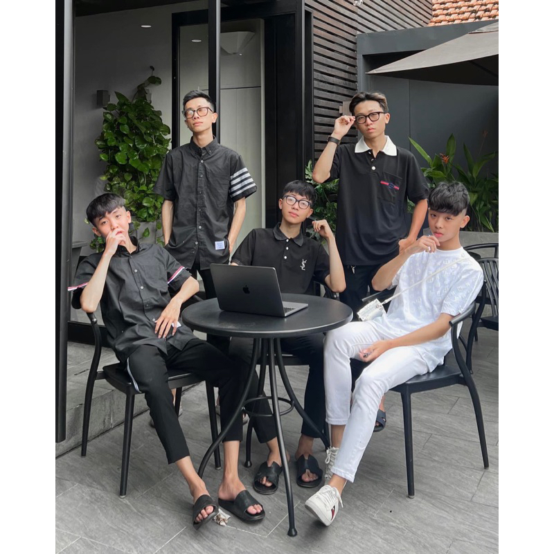 Sơ mi thome tay ngắn hàng loại 1 full bao bì tag mác