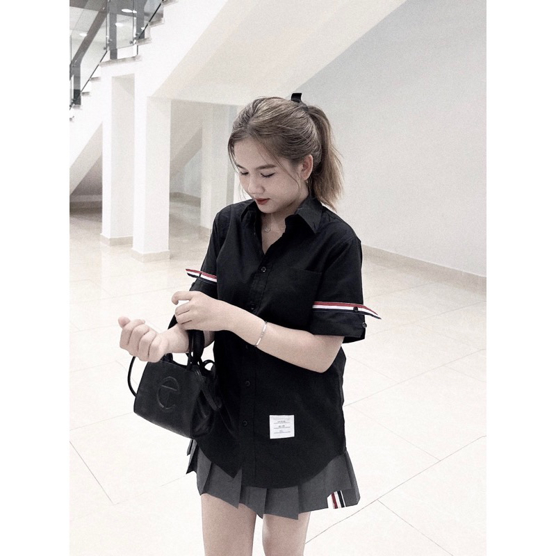Sơ mi thome tay ngắn hàng loại 1 full bao bì tag mác