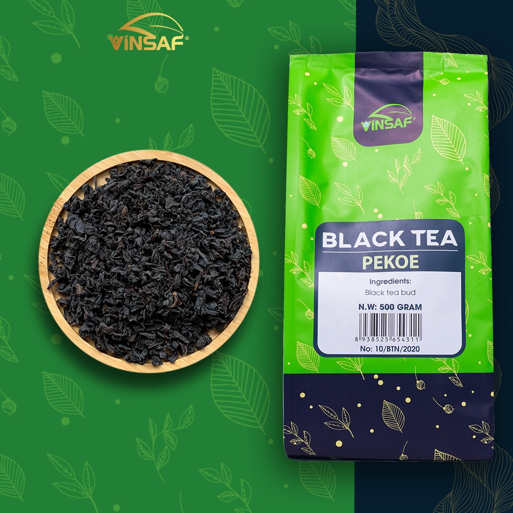 TRÀ ĐEN PEKOE VINSAF 500gr