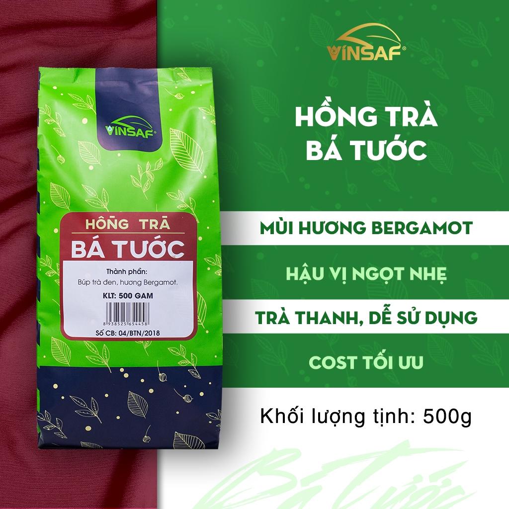 HỒNG TRÀ BÁ TƯỚC VINSAF 500gr