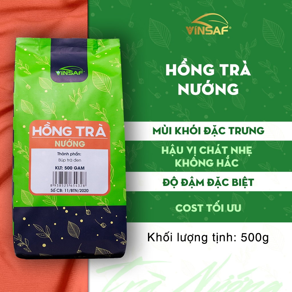HỒNG TRÀ NƯỚNG VINSAF 500gr
