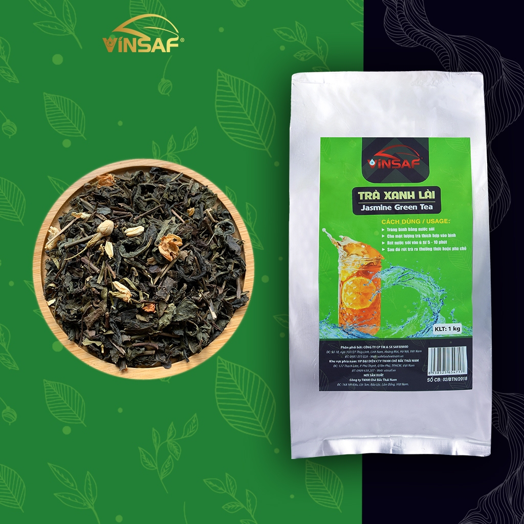 TRÀ XANH LÀI VINSAF 1kg