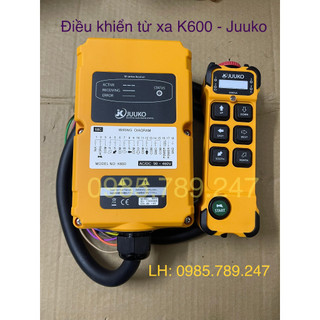 Điều khiển từ xa, điều khiển cầu trục juuko k600, k606, k800 juuko đài loan - nguồn 90v-460v, bộ điều khiển 3 pha từ xa