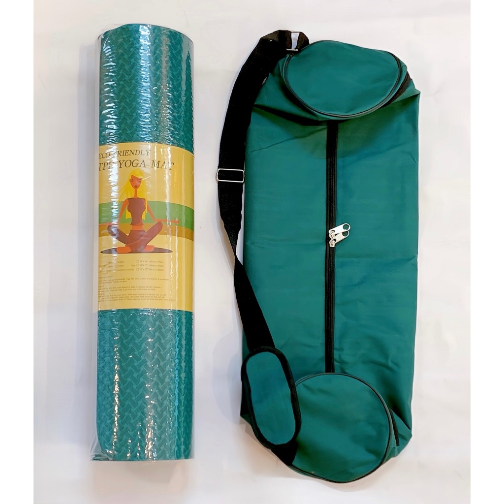 Túi Đựng Thảm Yoga Pu và Thảm Yoga TPE 6mm 8mm Cao Cấp Chống Nước
