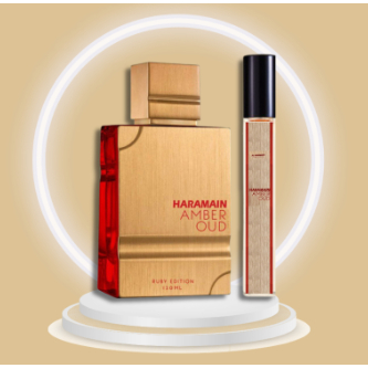 Nước Hoa Chiết Unisex Al Haramain Amber Oud Ruby Edition 10ml Dạng Xịt Lôi cuốn, quyến rũ, sang trọng