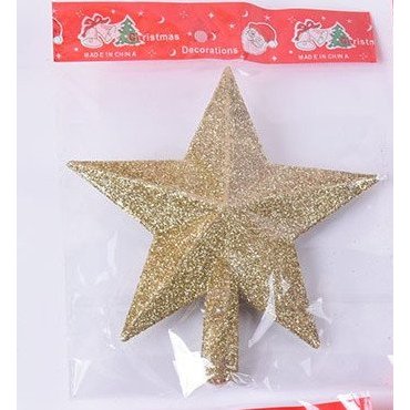 Ngôi sao vàng  30CM/20CM/15CM trang trí cây thông NOEL, decor