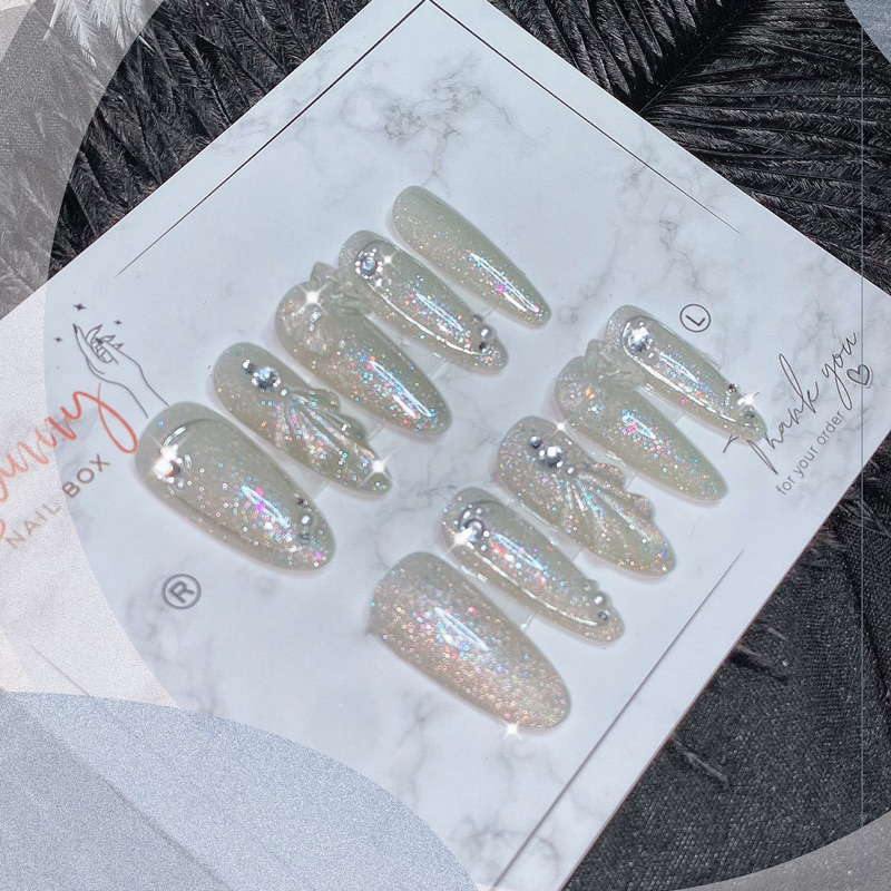 Nail box mắt mèo vẽ nổi