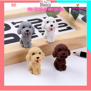 Gôm-tẩy bút chì hình chú cún con đáng yêu_tẩy bút chì cute cho bé