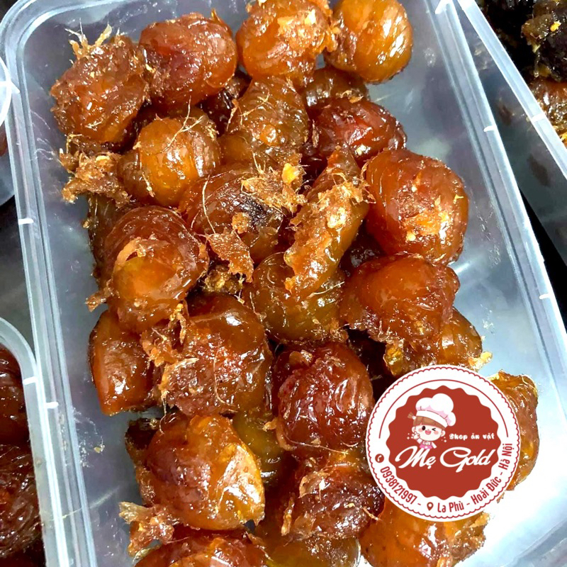 Ô mai/mứt mận dẻo khía xào gừng