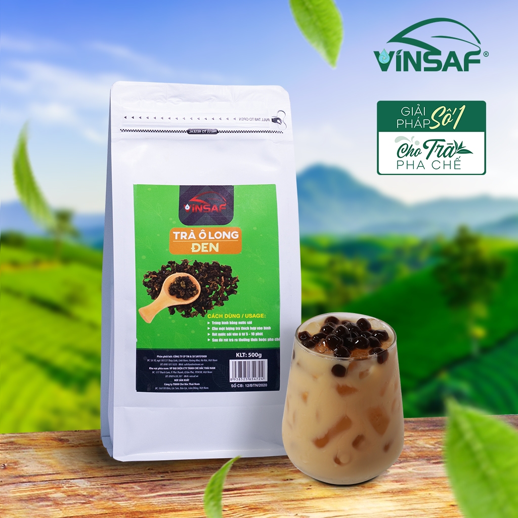 TRÀ OLONG ĐEN VINSAF 500gr