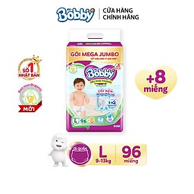 Tã quần Bobby Jumbo tinh chất gạo non M112/L96/XL84/XXL76