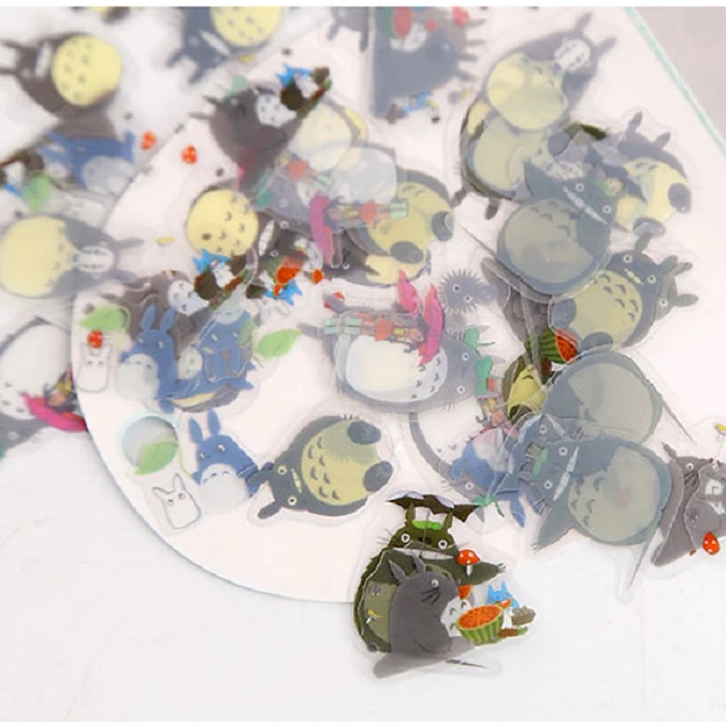 60 Miếng Sticker Dán Trang Trí Totoro