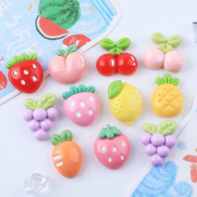 Charm 3D nổi ( loại bóng ) mẫu trái cây