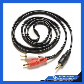 Dây Loa 1 Ra 2 AV - 1 Ra 1 Chân 3.5mm Loại 1.5m | Maytinhtruongson