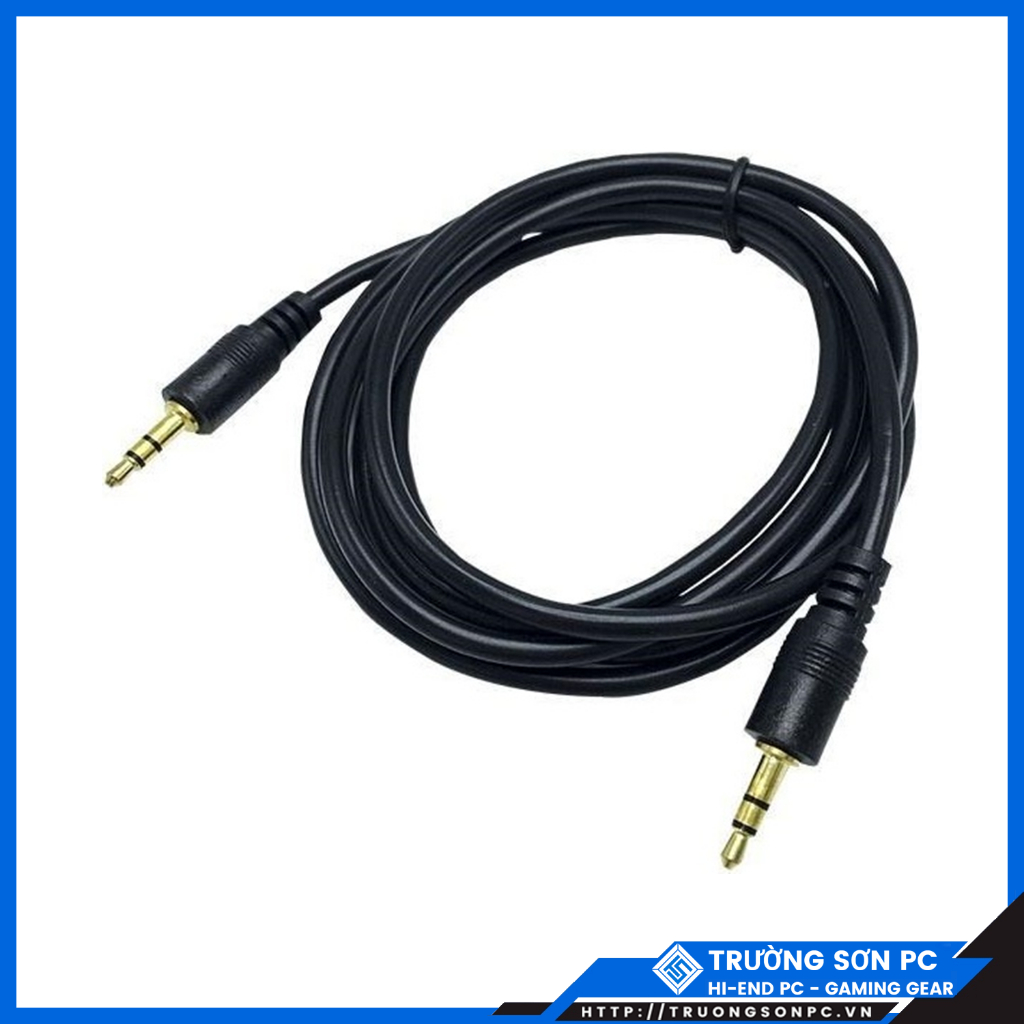 Dây Loa 1 Ra 1 Chân 3.5mm Loại 1m-1.5m - 2 Đầu Chân Cắm 3.5mm | Maytinhtruongson