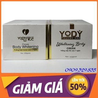 Kem Body trắng da cao cấp sau 7 ngày Yody White Phương Anh 250gr - Body Whitening Cream