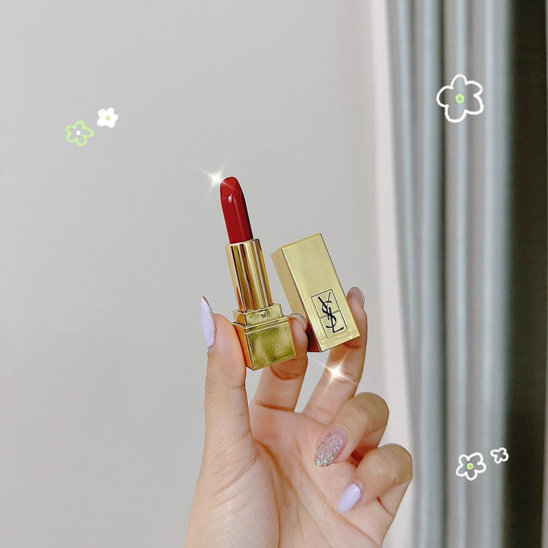 Son mini unbox YSL 𝟏𝟗𝟔𝟔 𝐑𝐨𝐮𝐠𝐞 𝐋𝐢𝐛𝐫𝐞 màu đỏ gạch siêu sang chảnh