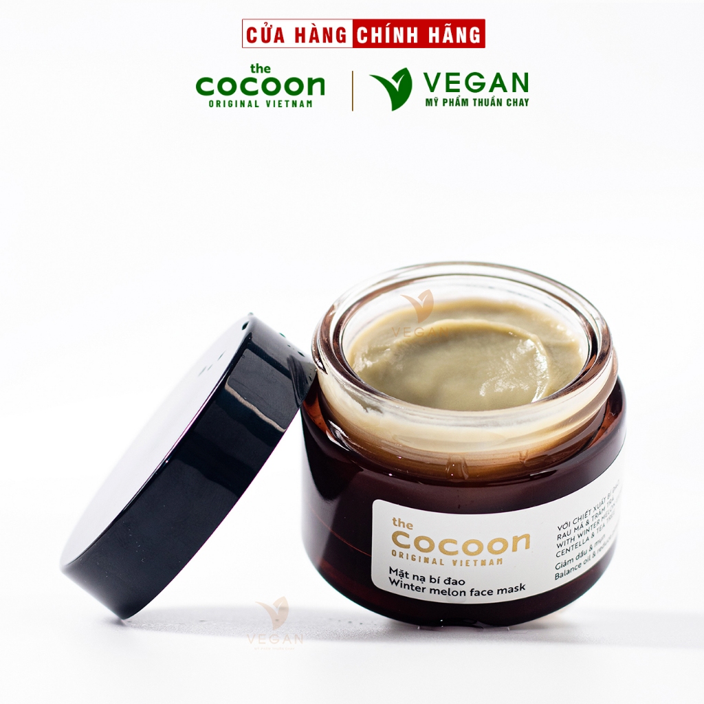 Mặt nạ bí đao the cocoon 30ml da dầu và mụn ẩn