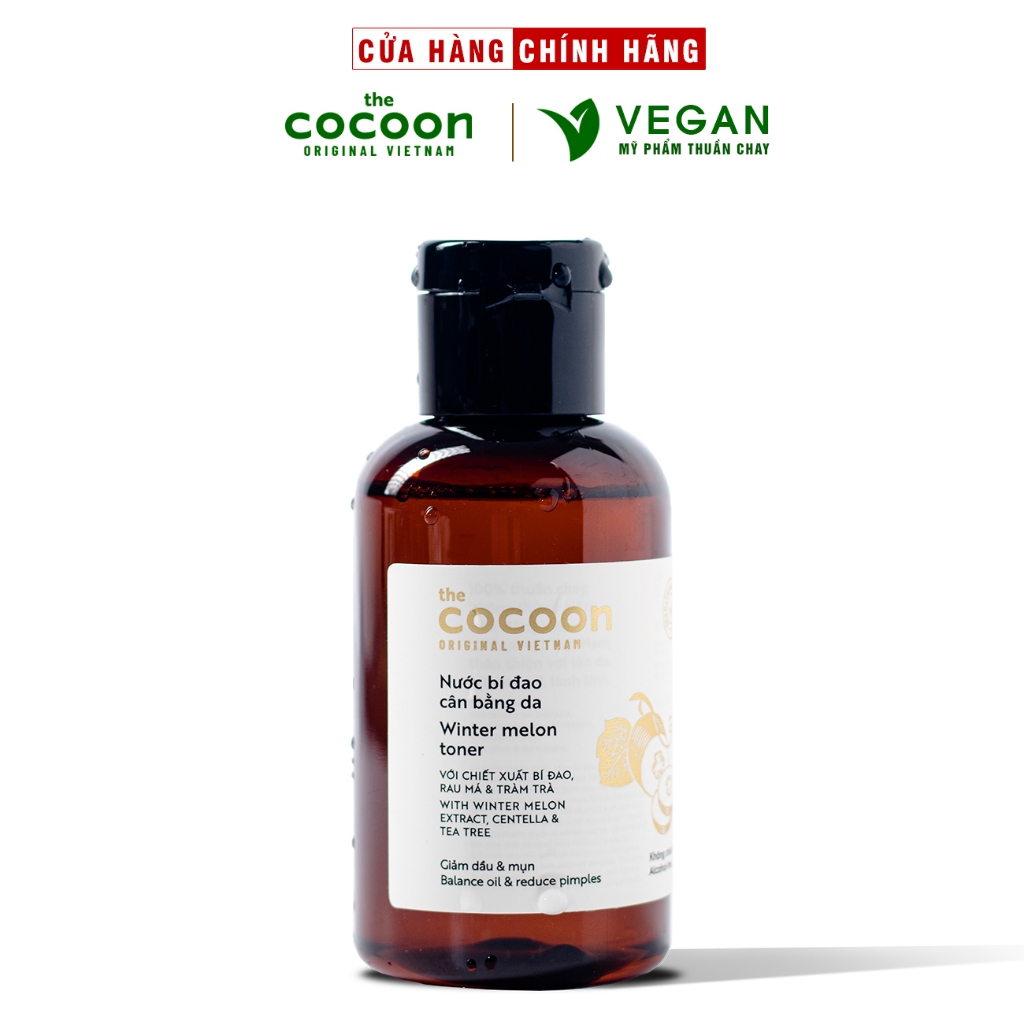 Nước bí đao cân bằng da (Winter melon toner) Cocoon 140ml